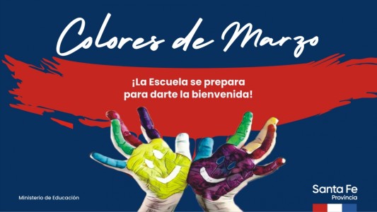 El Ministerio de Educación lanzó el Programa "Colores de Marzo"