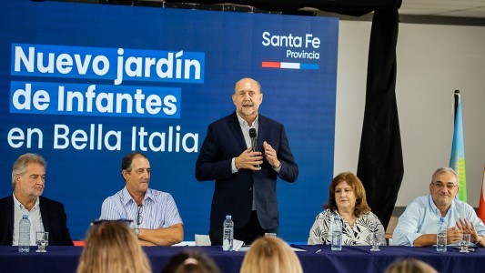 Perotti encabezó la licitación para la construcción de un Jardín de Infantes en Bella Italia