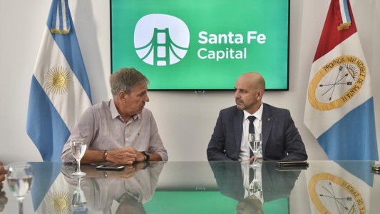 Emilio Jatón recibió al Ministro de Seguridad para diagramar una agenda común