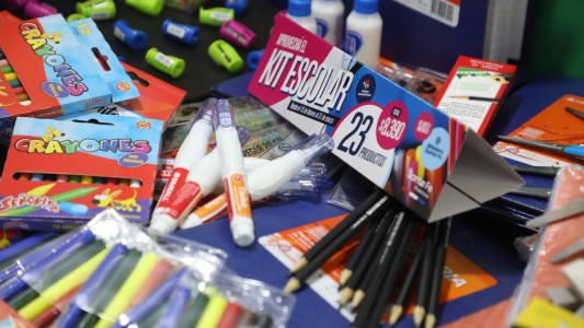 Vuelta a clases: la provincia presentó una canasta con 23 productos a 8.000 pesos