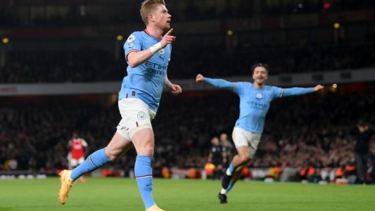 Sin Julián Álvarez, Manchester City venció al Arsenal y lo alcanzó en la cima de la Premier League
