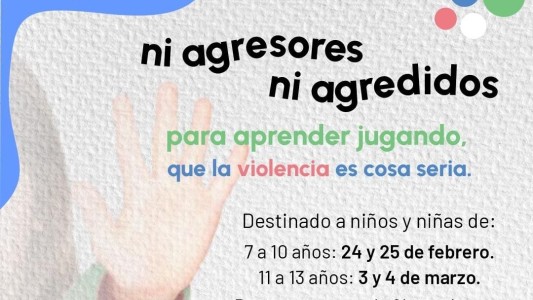 “Ni agresores ni agredidos”, una propuesta lúdico-educativa que se renueva en 2023