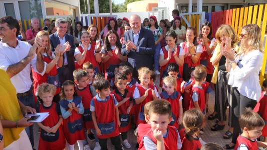 Perotti inauguró el jardín de infantes 251 en la localidad de San Gregorio