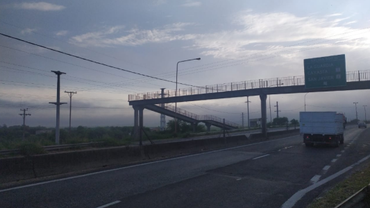 La EPE realiza trabajos y operativos en la Ruta 168 a la altura de la Bajada Distéfano