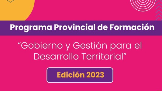 Abren la inscripción al Programa de Formación “Gobierno y Gestión para el Desarrollo Territorial”