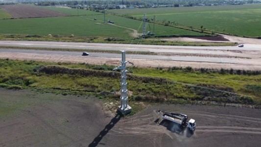 Trabajos finales en la variante Rafaela de la autopista sobre la Ruta 34