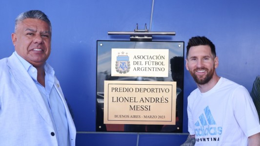 La AFA rebautizó su predio: ahora se llama "Lionel Messi"