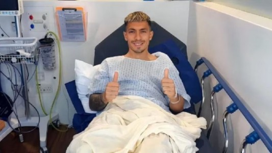 "Todo salió muy bien": Lisandro Martínez, desde el hospital