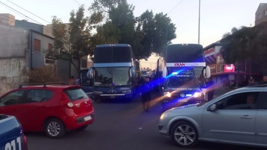 Incidentes luego del partido por Copa Argentina jugado en Unión