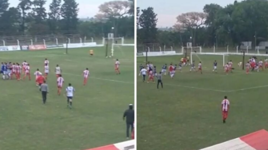 El duelo entre Colón de San Justo y Gimnasia de Ciudadela terminó en escándalo