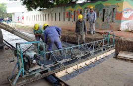 Escuelas de mi ciudad: Siguen los trabajos en barrio Cabal