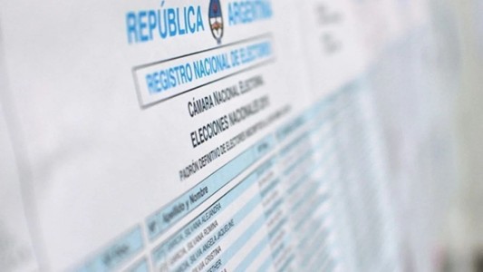 Elecciones: este viernes se publicará el padrón provisorio