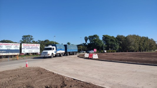 Vialidad Nacional habilitó la nueva rotonda de la Autopista de la RN 34 en Sunchales