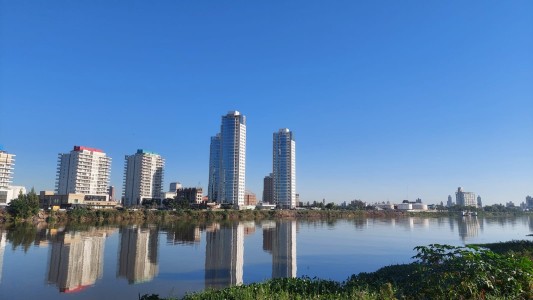 Sábado con pocas nubes y temperatura agradable en Santa Fe