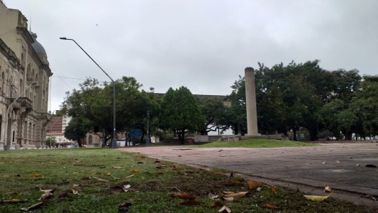 Sábado gris, lluvioso y fresco en Santa Fe