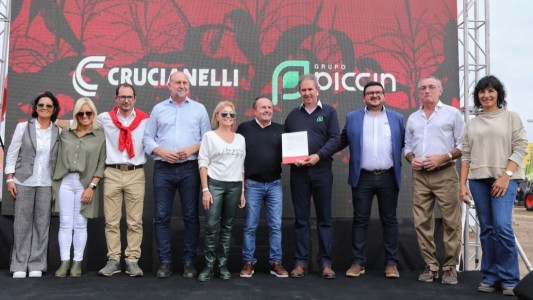 En Agroactiva, Perotti destacó a la maquinaria agrícola