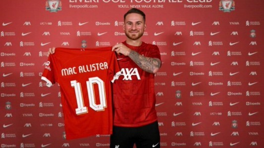 Alexis Mac Allister firmó con el Liverpool y usará la 10