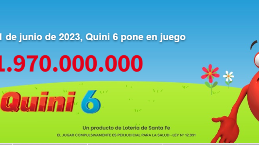 Quini 6 pondrá en juego más de $1.970 millones este domingo