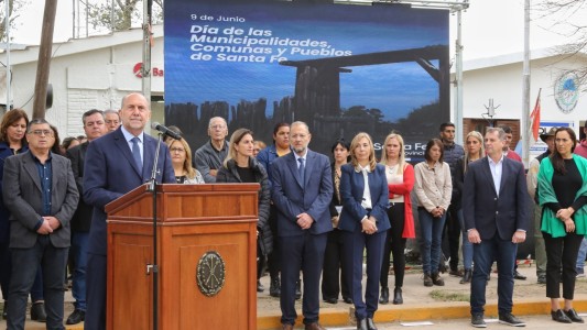 Perotti presidió el acto a 496 años del primer asentamiento español en territorio argentino