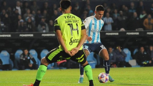 Racing se durmió y Barracas Central lo empató sobre el final