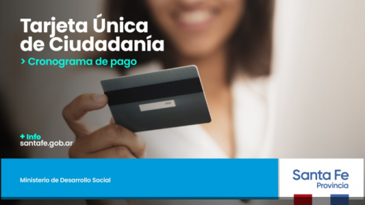 La provincia acredita este viernes los fondos de la Tarjeta Única de Ciudadanía