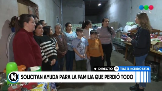 Campaña solidaria a beneficio de la familia afectada por el incendio en Las Flores II