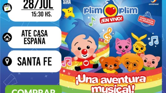 Llega la obra "Plim Plim" al escenario de ATE Casa España