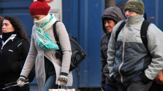 Martes de mucho frío en la ciudad de Santa Fe