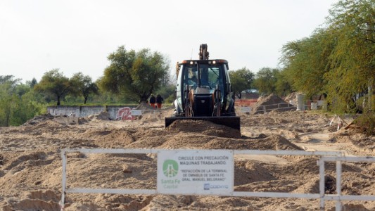 Avanzan las obras en el nuevo Paseo de la Laguna