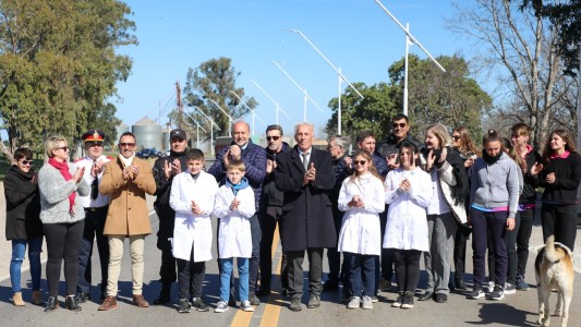 Perotti inauguró obras viales en el departamento Las Colonias