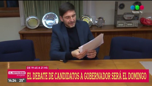 El debate a candidatos a Gobernador será el domingo