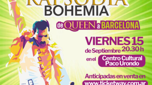 Marcelo Arce presenta RAPSODIA BOHEMIA de Queen a Barcelona