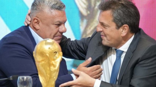 Sergio Massa y "Chiqui" Tapia presentaron el Mundial 2030: "Tenemos el primer partido confirmado, pero hay más novedades"