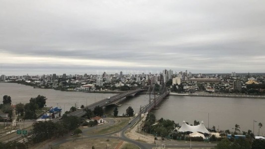 Martes gris y frío en Santa Fe