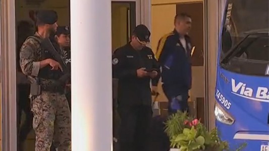 Boca llegó a la Argentina después de perder la final de la Copa Libertadores