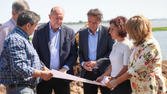 Katopodis visitó Santa Fe y recorrió las obras de la nueva costanera