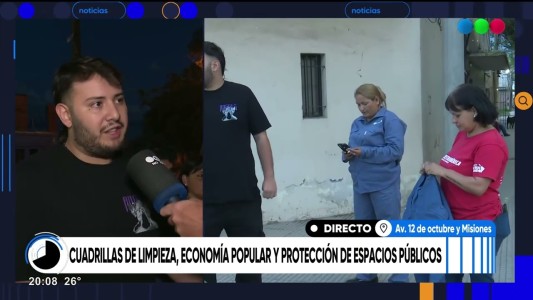 Cuadrillas de limpieza, economía popular y protección de espacios públicos