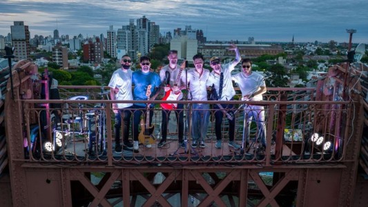 Chino Mansutti y We are Project realizaron una Live Session en el Puente Colgante