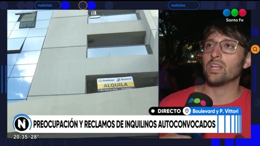 Preocupados por los alquileres, inquilinos volvieron a marchar en Santa Fe