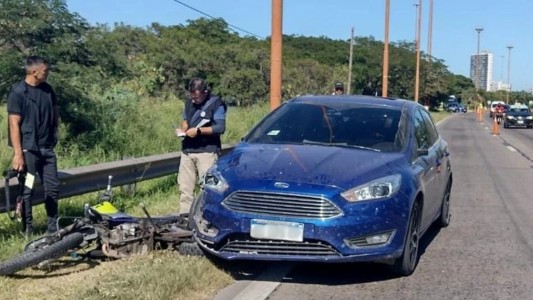 Un joven atropelló a un policía en la Ruta 168 y se dio a la fuga