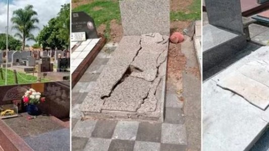 Vandalizaron las tumbas de Carlos Menem y su hijo en el cementerio islámico de La Matanza