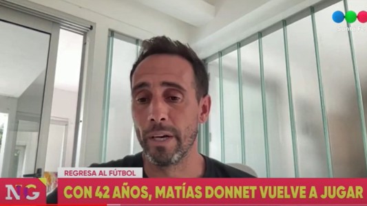 Matías Donnet quiere volver a su primer amor del fútbol
