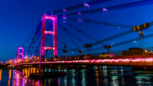 Vandalismo y robo en el Puente Colgante: Se llevaron más de 40 metros de cable