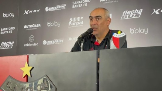 Delfino, tras el empate de Colón: “Nos cortaron los circuitos de juego”