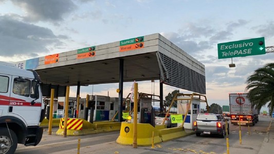 Los peajes de rutas nacionales aumentan un 200% desde este viernes