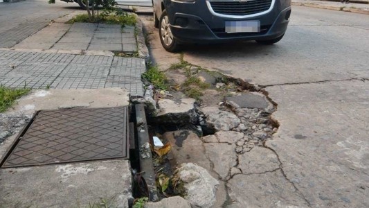 Mariano Comas: vecinos reclaman por el mal estado de los desagües pluviales