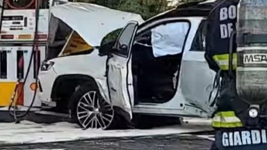 Tras salir campeón, un futbolista de Estudiantes chocó un surtidor en una estación de sercicio
