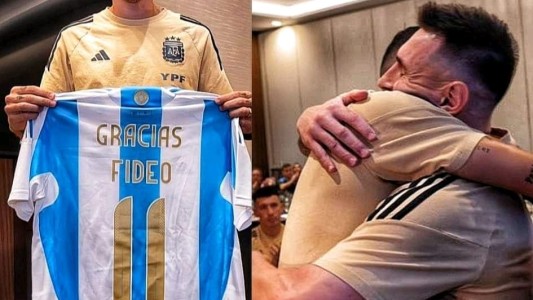 La emotiva despedida que le hizo la Selección Argentina a Di María