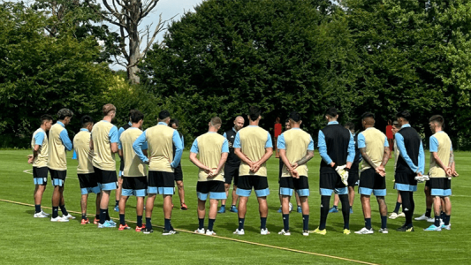 La selección argentina Sub 23 abre su participación en los Juegos Olímpicos