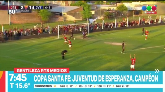 En el duelo de "Juventudes", la de Esperanza se quedó con la Copa Santa Fe